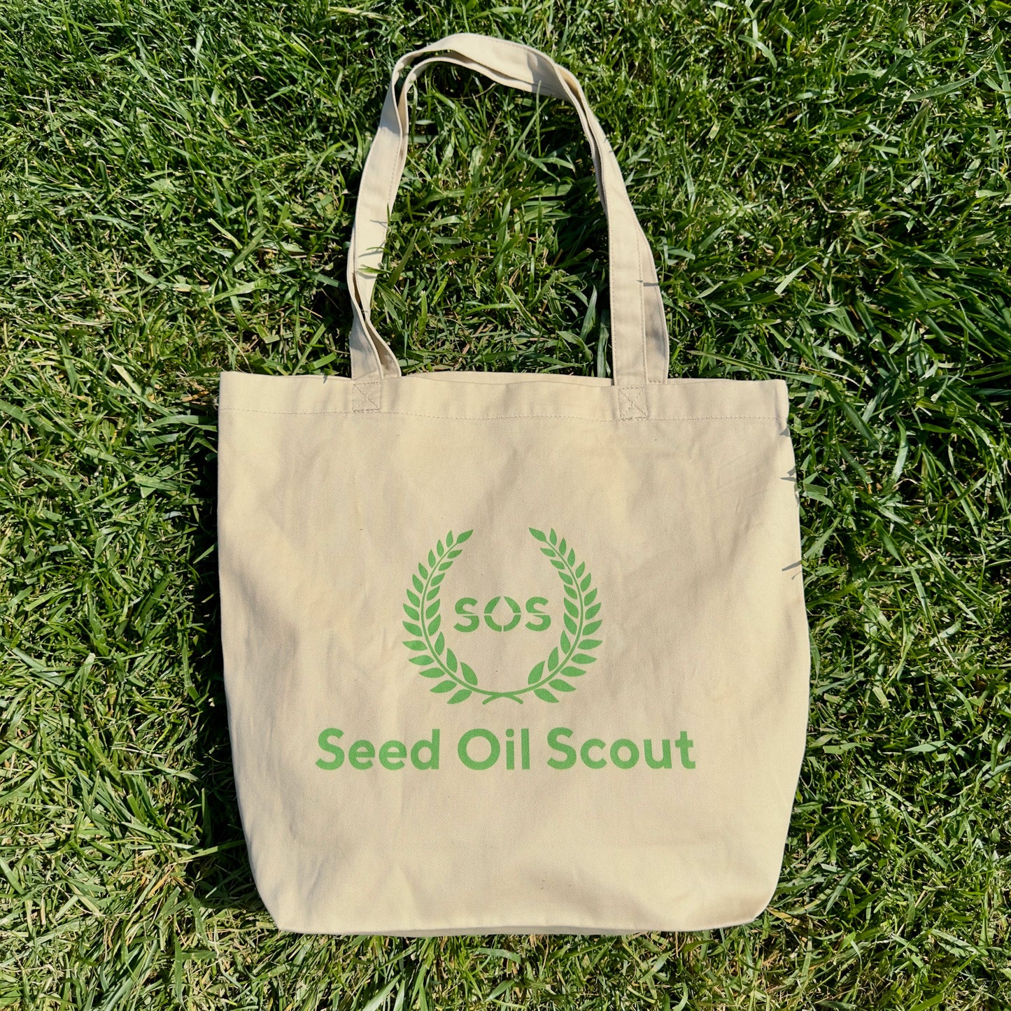 Organic cotton tote bag