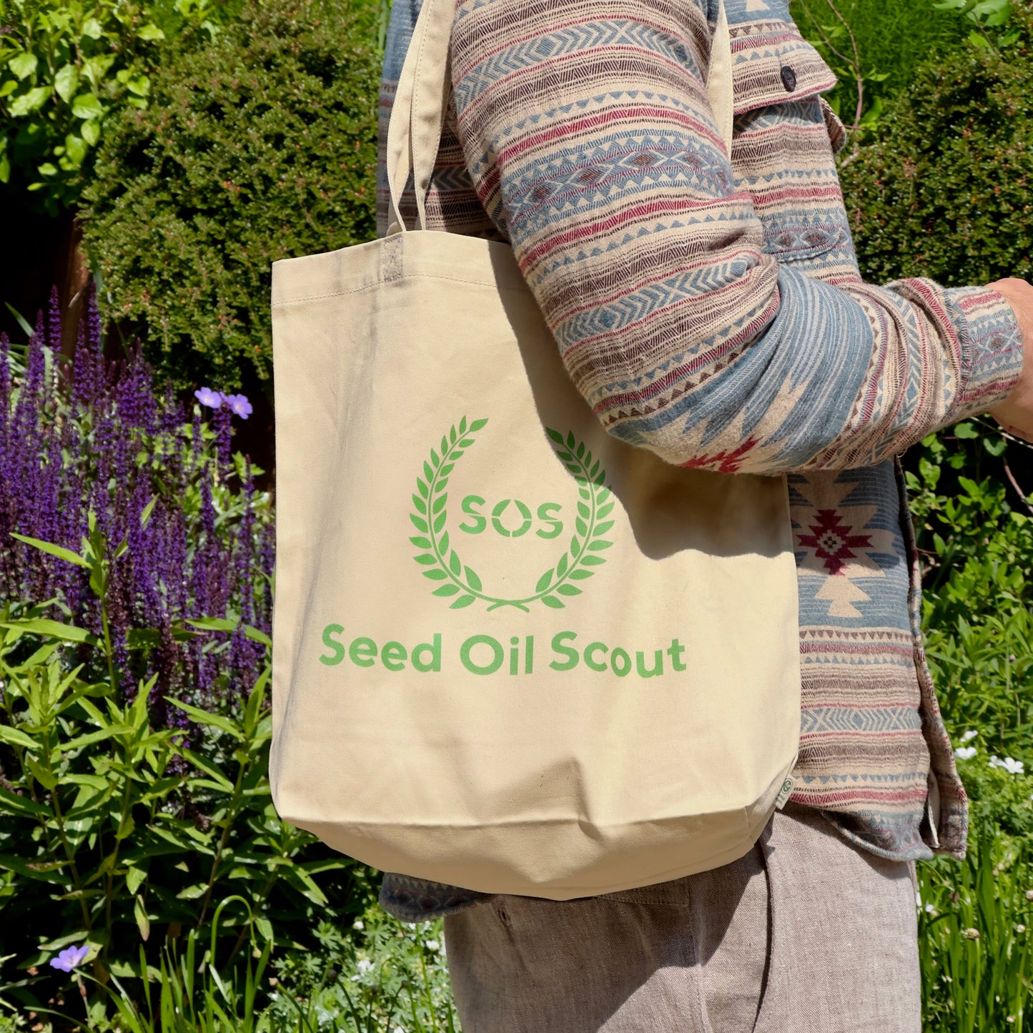 Organic cotton tote bag