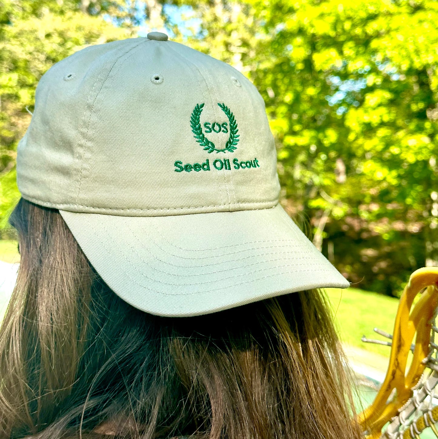 Organic cotton dad hat